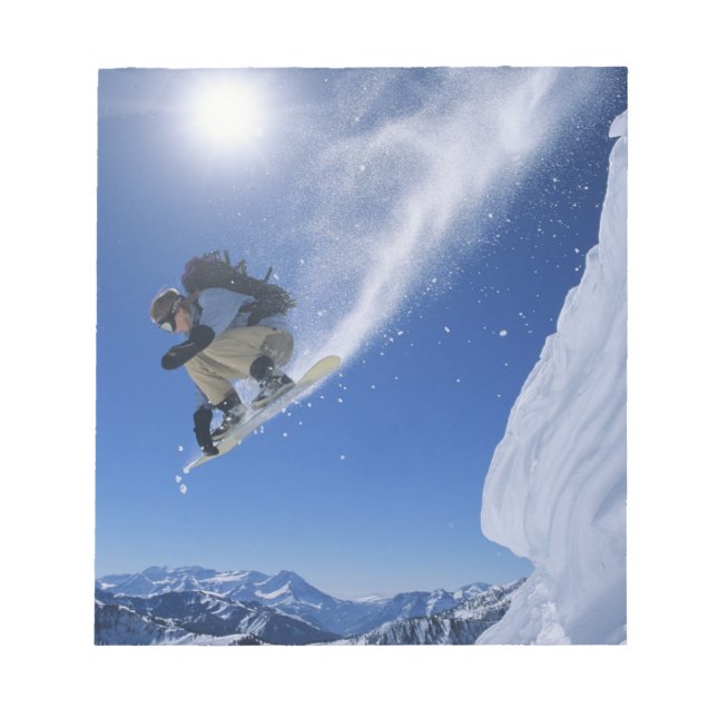 Bloc De Notas Saltando al cañón del arroyo de serpientes desde C (Frente)