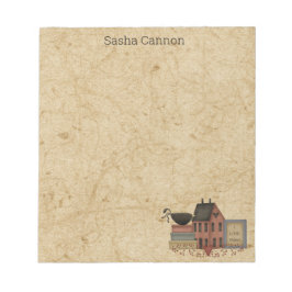 Bloc De Notas Salto rojo del país, cuervo negro, me encantan los