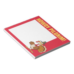 Bloc De Notas Saludos desde el Día de Acción de Gracias Turquía