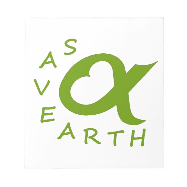 Bloc De Notas salve earth planète (Frente)