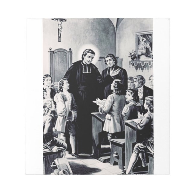 Bloc De Notas San Luis de Montfort sacerdote francés (Frente)