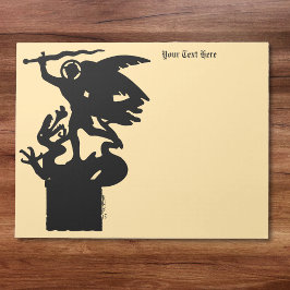 Bloc De Notas San Miguel y Dragón