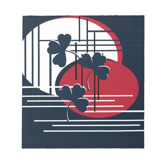 Bloc De Notas San Patricio, abstracción (Frente)