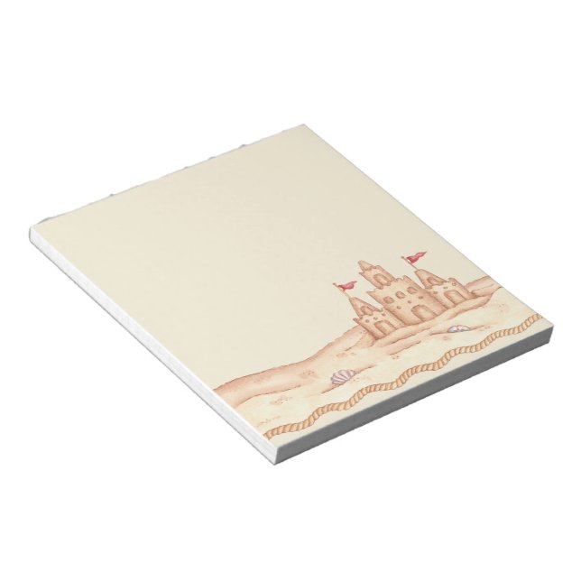 Bloc De Notas Sandcastle - Notepad (Lado Derecho)
