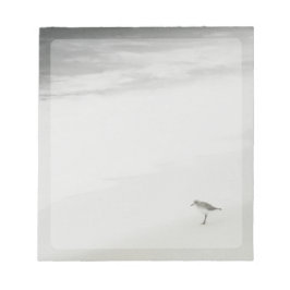 Bloc De Notas Sandpiper costero en la playa