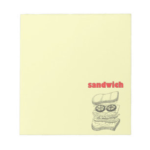 Bloc De Notas Sándwich