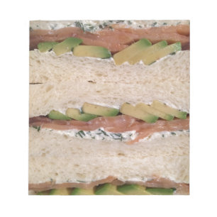 Bloc De Notas Sandwich de aguacate y lox