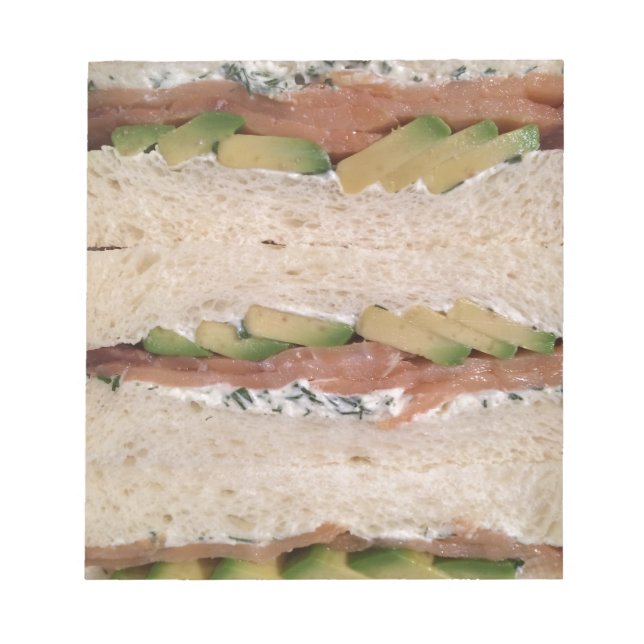 Bloc De Notas Sandwich de aguacate y lox (Frente)