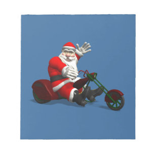 Bloc De Notas Santa Claus En Trike