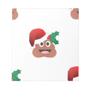 Bloc De Notas santa claus poop emoji