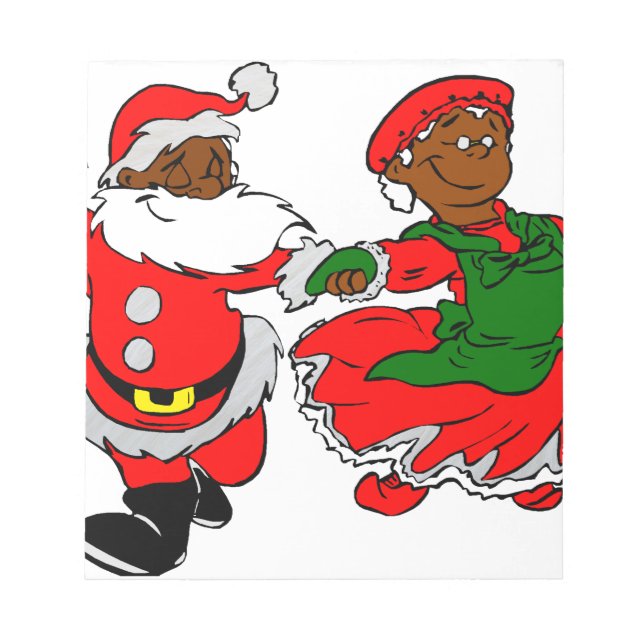 Bloc De Notas santa negra mrs claus (Frente)