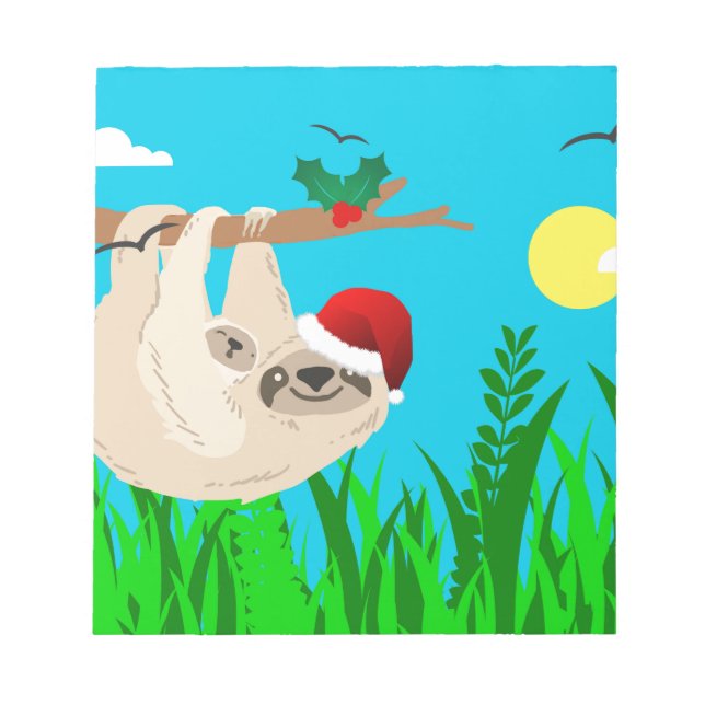 Bloc De Notas santa sloth (Frente)