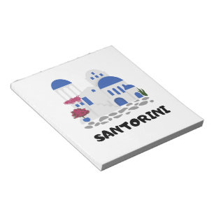 Bloc De Notas Santorini Grecia Vintage