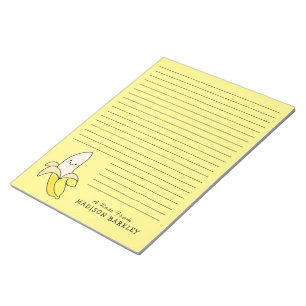 Bloc de notas satírico kawaii de Banana Kid