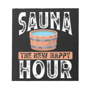 Bloc De Notas Sauna la nueva hora feliz