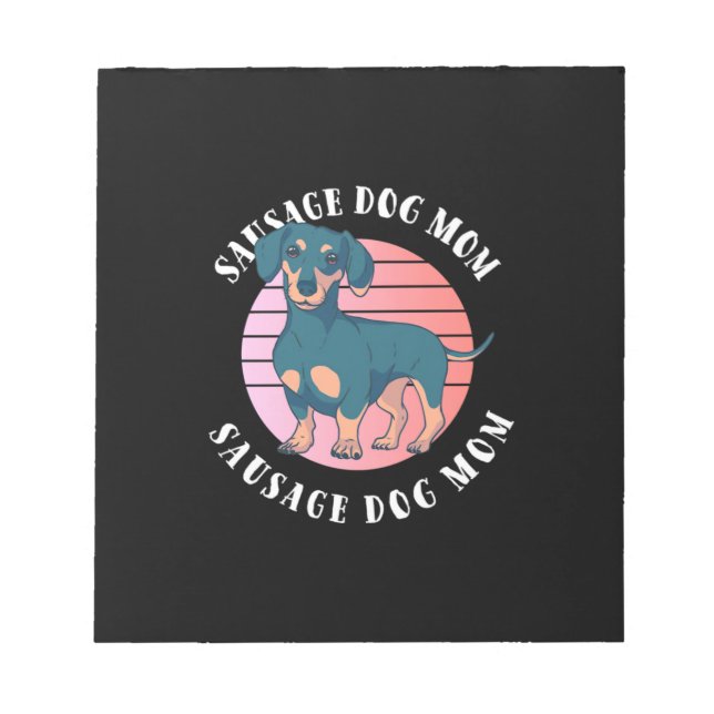 Bloc De Notas Sausage Dog Mom (Frente)