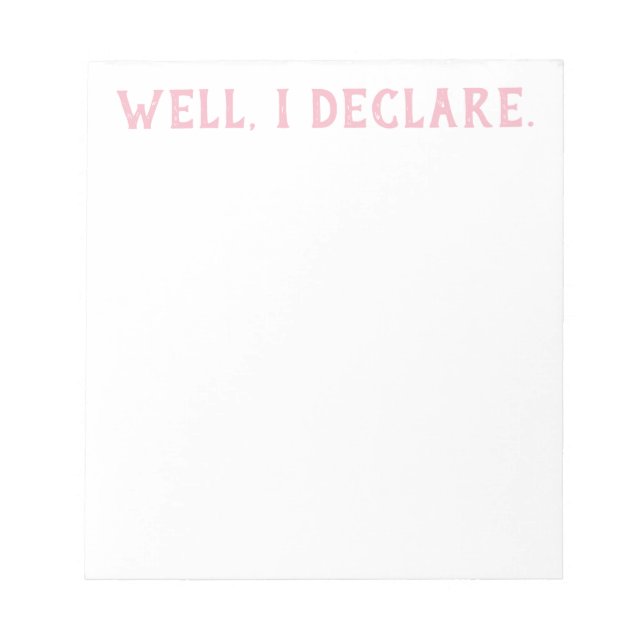 Bloc de notas - Sayings del sur (WID) (Frente)