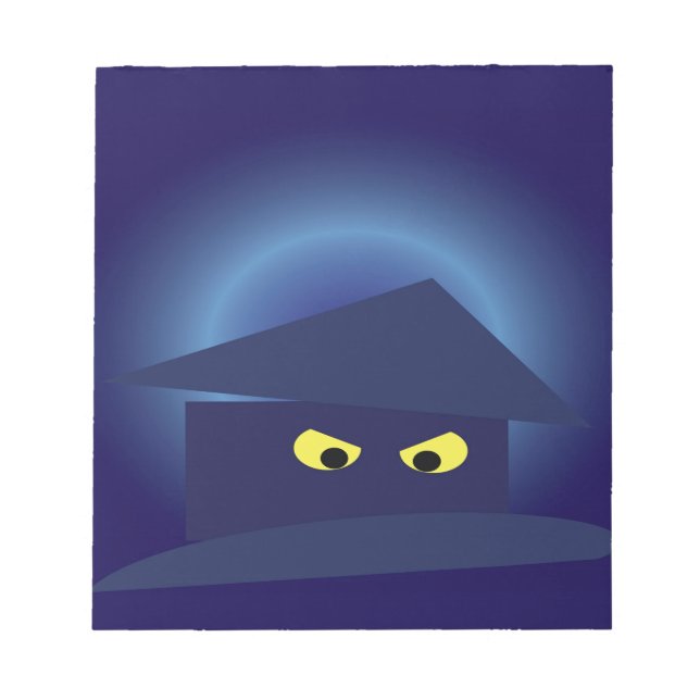 Bloc De Notas Scary House Silver Moon (Frente)