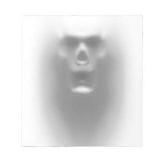 Bloc De Notas scary skull
