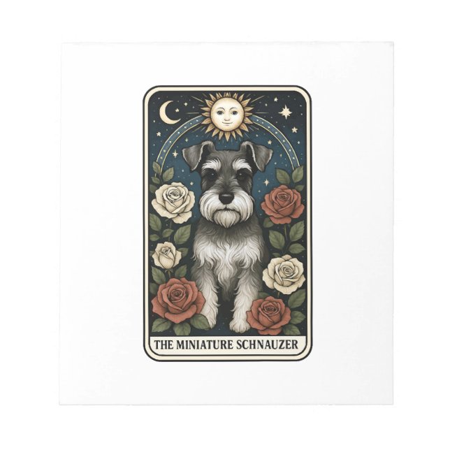 Bloc De Notas Schnauzer miniatura (Frente)