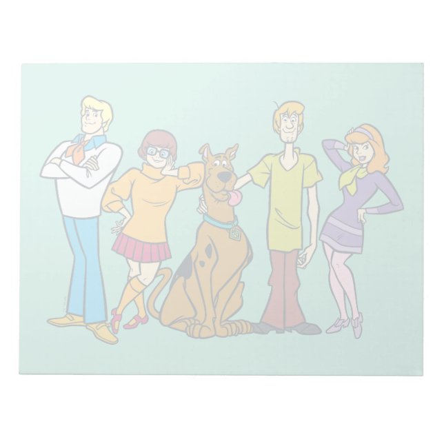 Bloc De Notas Scooby-Doo | Grupo entero 14 Mystery Inc (Frente)