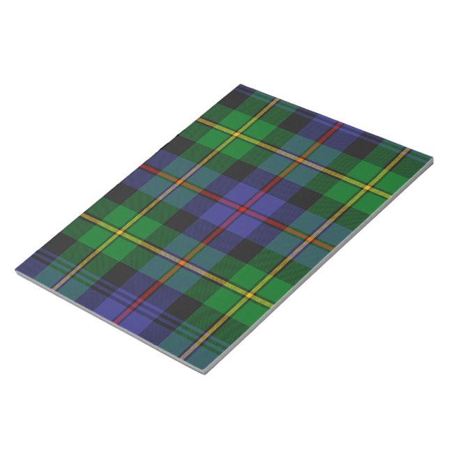 Bloc De Notas Scottish Tartan Plaid (Lado Derecho)