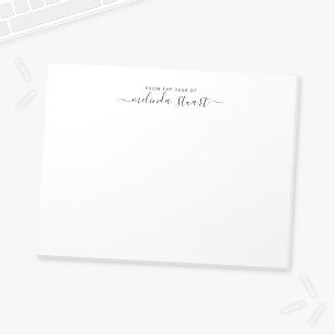 Bloc De Notas Script moderno profesional