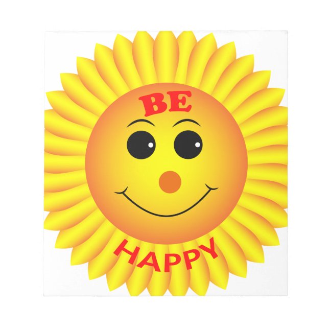 Bloc De Notas Sé Feliz (Frente)