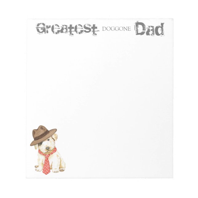 Bloc De Notas Sealyham Terrier Dad Notepad (Frente)
