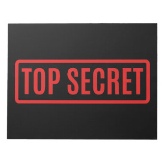 Bloc De Notas Secreto superior negro