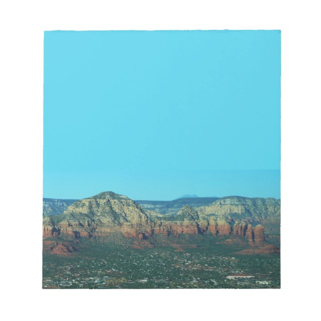 Bloc De Notas Sedona y Coffee Pot Rock desde arriba (Frente)