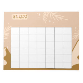 Bloc De Notas Seguidores de Rutina Semanal