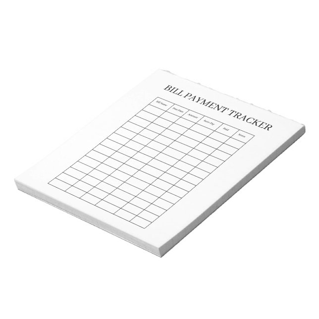 BLOC DE NOTAS SEGUIMIENTO DE PAGO DE FACTURAS (Lado Izquierdo)