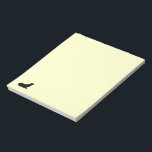 Bloc de notas - Sello en silueta<br><div class="desc">Sello en silueta negra,  se sienta en la parte inferior izquierda.</div>