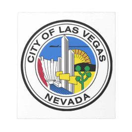 Bloc De Notas Sello urbano de Las Vegas (Nevada)
