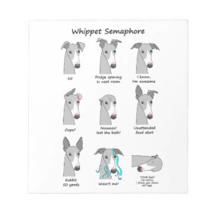 Bloc De Notas Semáforo de Whippet