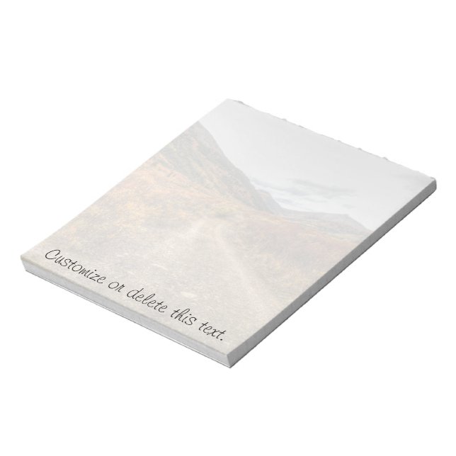 Bloc De Notas Sendero feliz; Personalizable (Lado Izquierdo)