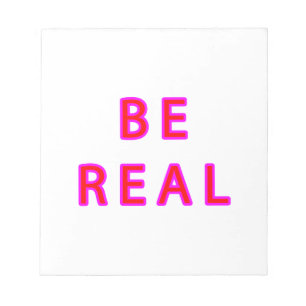 Bloc De Notas SER REAL Gibney Los regalos de Zazzle del MUSEO