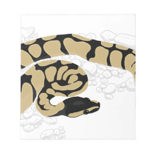 Bloc De Notas Serpiente del pitón de la bola