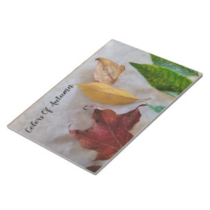 Bloc De Notas Servilletas de papel para hojas de otoño