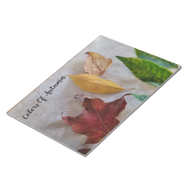 Bloc De Notas Servilletas de papel para hojas de otoño (Lado Derecho)