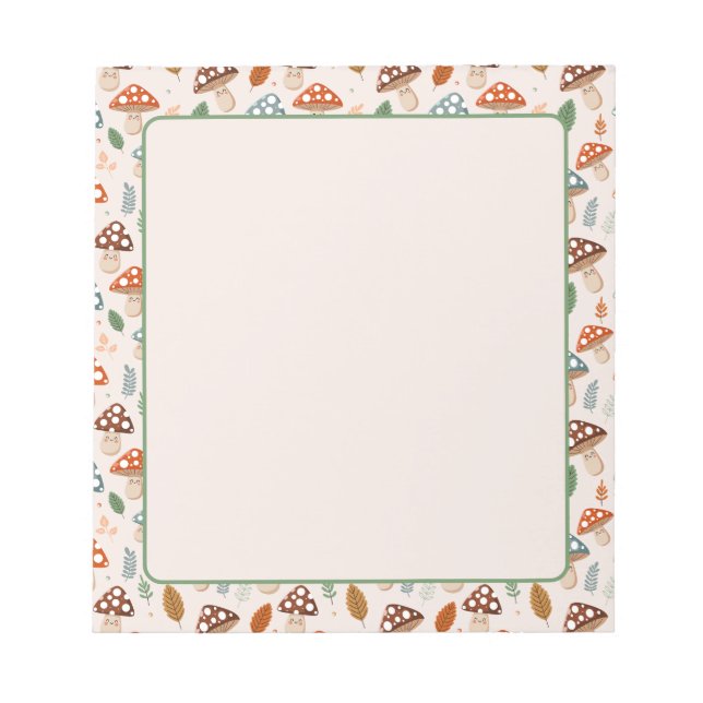Bloc De Notas Setas, follaje otoñal, Patten natural (Frente)