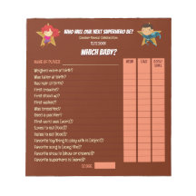 Sexo Revelar Superhéroe Cute Rojo Azul Rosa