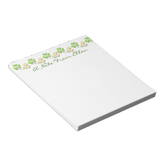 Bloc De Notas Shamrock and Gold Coins (Lado Derecho)