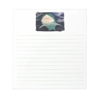Bloc De Notas Shark Swimming, Lined Notepads