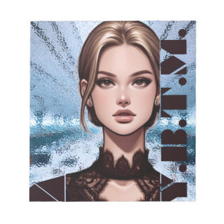 Bloc De Notas Sheer. Diseño de caracteres animados