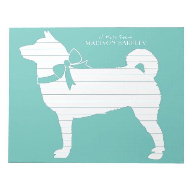 Bloc De Notas Shiba Inu Dog Puppy (Frente)