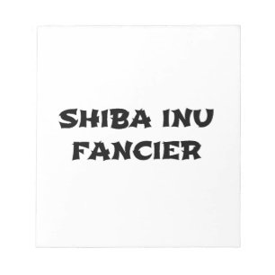 Bloc De Notas shiba inu fancier