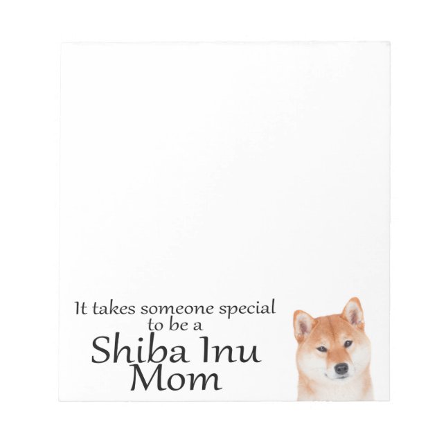 Bloc De Notas Shiba Inu Mom Notepad (Frente)