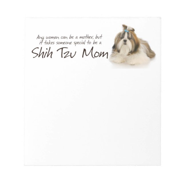 Bloc De Notas Shih Tzu Mom Notepad (Frente)